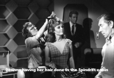 Deanna Lund having hair done