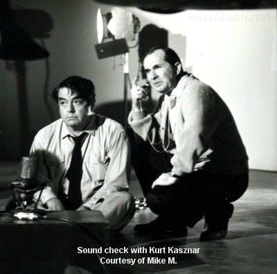 Sound check with Kurt Kasznar