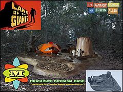 Land of the Giants Spindrift Crash Site Diorama Kit