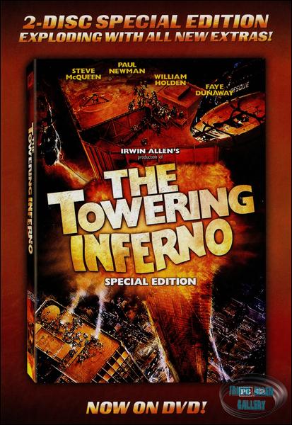 Flyer for Towering Inferno DVD