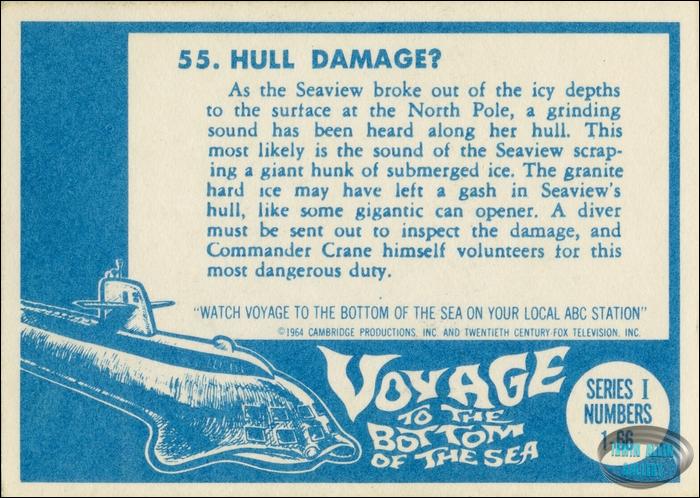 Donruss Voyage to the Bottom of the Sea Card Back #55