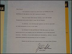 Irwin Allen Letter