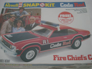Revell Snap Kit Fire Chief's Car