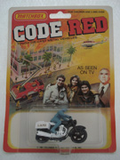 Matchbox Code Red Police Motorcycle