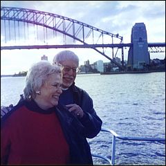Dick Tufeld and his wife