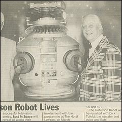 Robinson Robot visits Australia