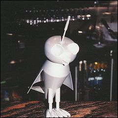 Nick, Captain Tucker's robot parrot