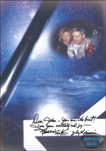 Picture Signed by Marta Kristen for John