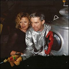 Marta Kristen with John Reid and Robot