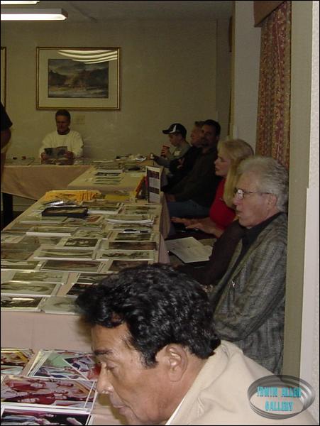 Land of the Giants Cast at their tables