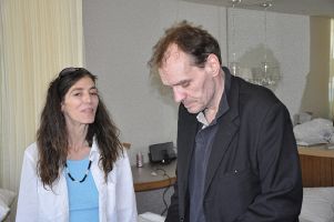 Dawn and Stefan during the Hollywood Show Weekend
