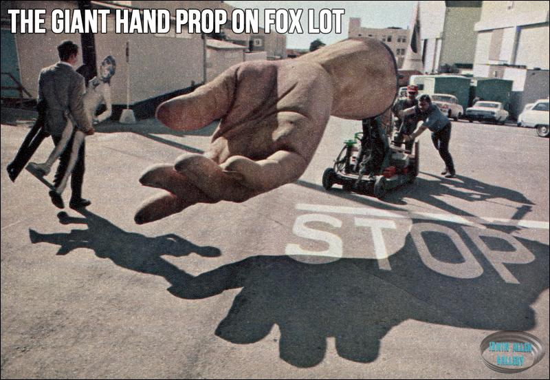 Giant Hand Prop on Fox Lot