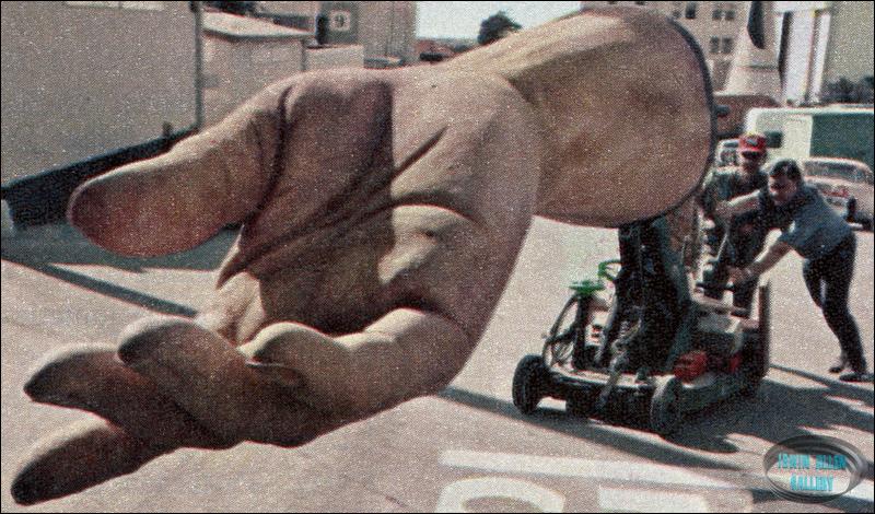 Giant Hand Prop on Fox Lot