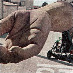 Giant Hand Prop on Fox Lot