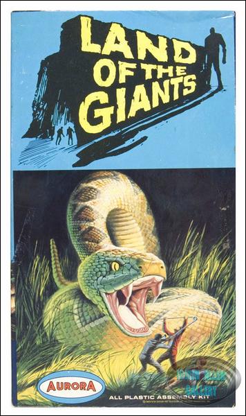 Aurora Land of the Giants Snake Model Kit