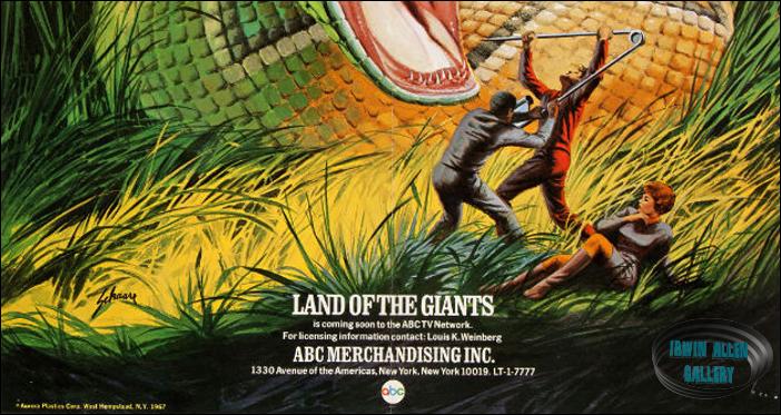Land of the Giants Aurora Snake Promotional Poster