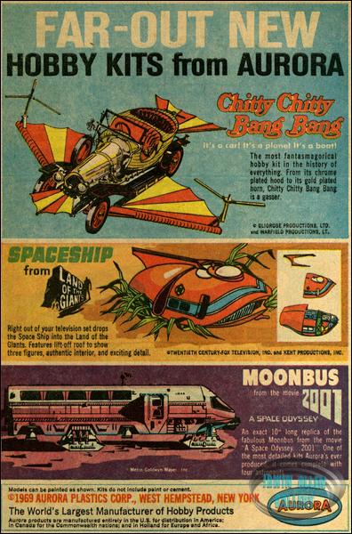 Aurora Spindrift Hobby Kit Ad
