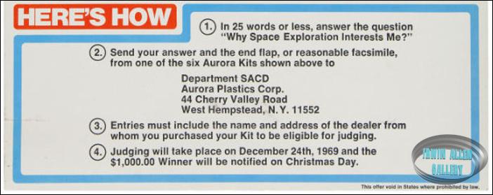 Aurora Space Age Countdown Store Sign