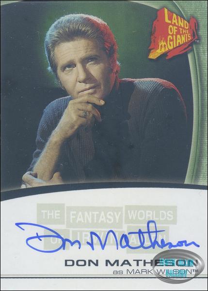 Don Matheson Autograph Card A11
