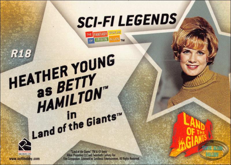 Legends Card Back #R18 Heather Young