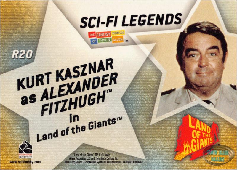 Legends Card Back #R20 Kurt Kasznar