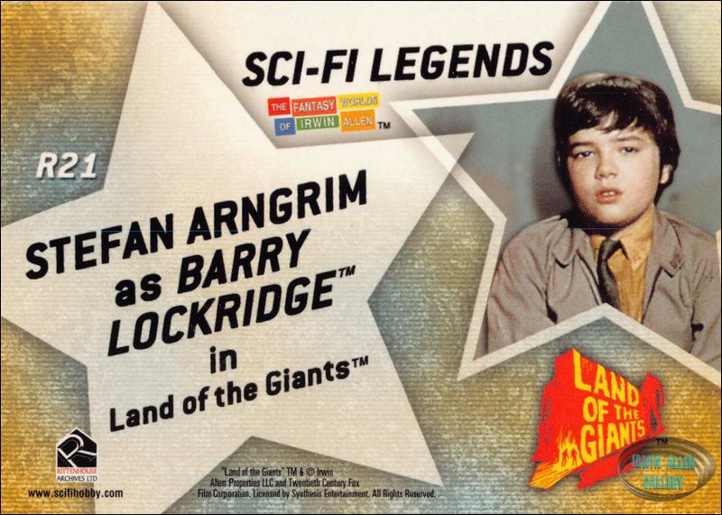 Legends Card Back #R21 Stefan Arngrim