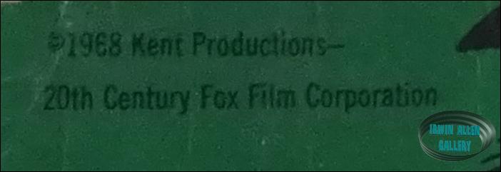 Land of the Giants Candy Display Box Lid