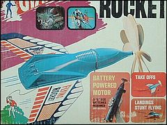 Remco Motorized Flying Rocket