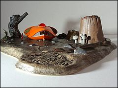 Land of the Giants Spindrift Crash Site Diorama Kit