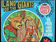 Land of the Giants Round Jigsaw Puzzle