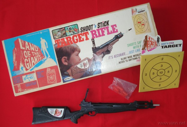 Remco Land of the Giants Shoot 'n Stick Target Rifle