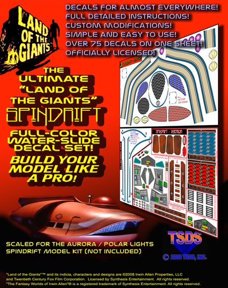 Spindrift Decal Set from TSDS