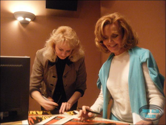 Heather and Deanna Signing Posters