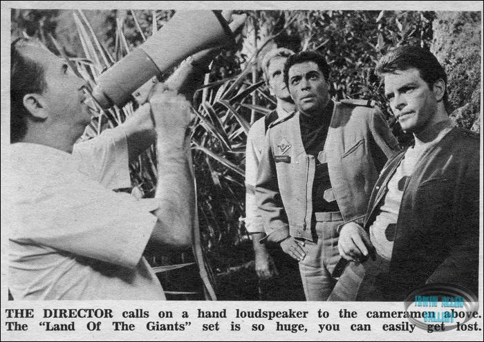 Director using loudspeaker