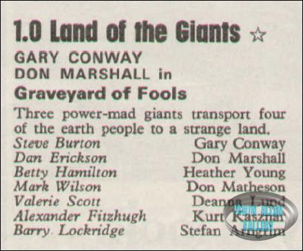 Graveyard of Fools Sunday 9th September 1973