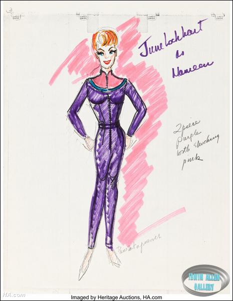 Maureen Robinson Costume Sketch