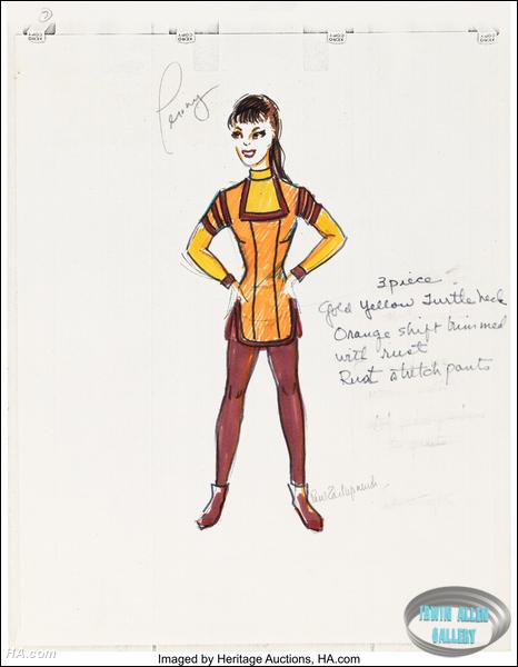 Penny Robinson Costume Sketch