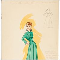 Maureen Robinson Robe and Sketch