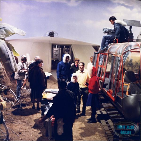 Irwin Allen on set