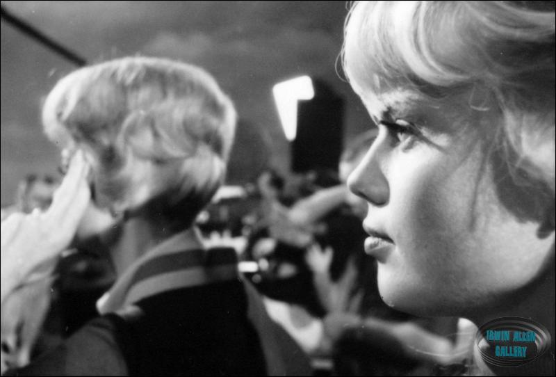 June and Marta watch filming