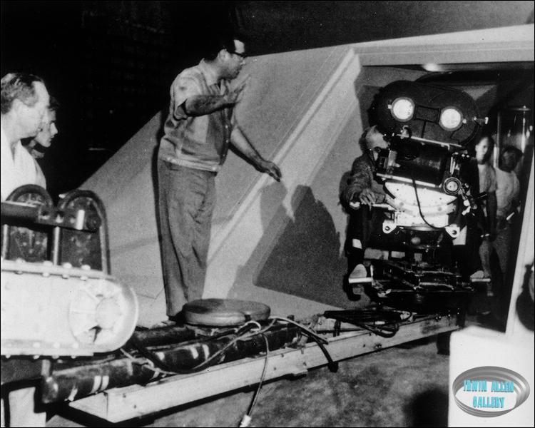 Irwin Allen directing on Jupiter 2 ramp