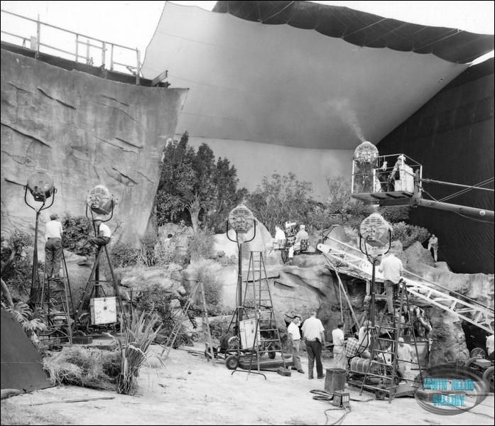 Filming in the 20th Century Fox Moat