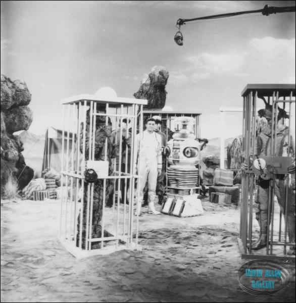 Guy Williams being filmed on the set of Hunters Moon