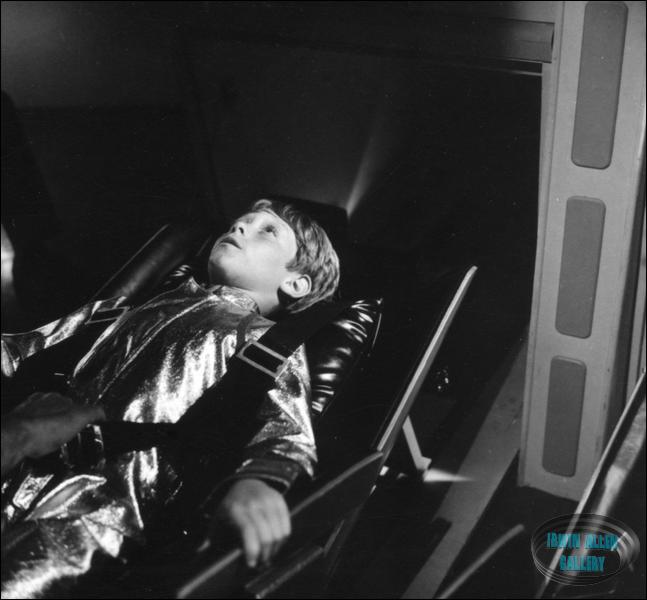 Bill Mumy strapped in for take-off