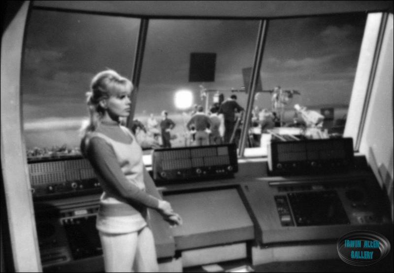 Marta in front of the Jupiter 2 Console