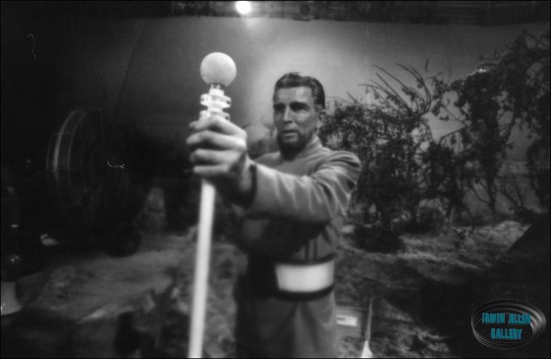 Michael Rennie on The Keeper set