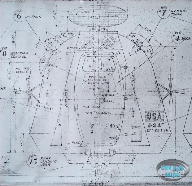 Exterior of Full Scale Space Pod and Door