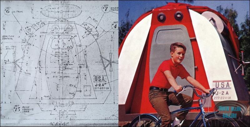Full Scale Space Pod and Blueprint