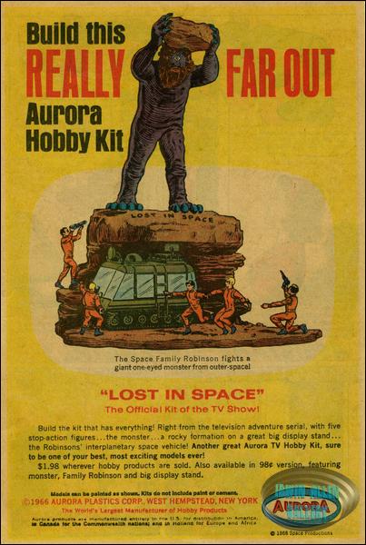1966 Aurora Cyclops Model Kit
