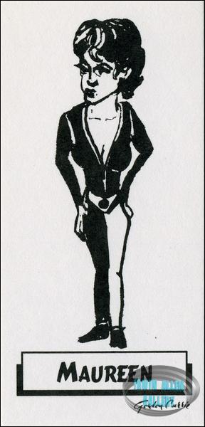Maureen Robinson Caricature Card